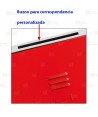 Taquilla metálica de una puerta para bomberos