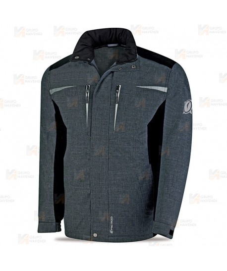 Parka técnica tejido Oxford/Softshell con membrana impermeable