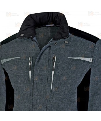 Parka técnica tejido Oxford/Softshell con membrana impermeable