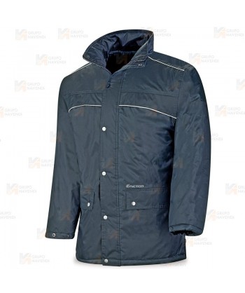 Parka triple uso (chubasquero / husky / chaleco) color azul marino