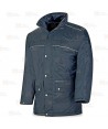 Parka triple uso (chubasquero / husky / chaleco) color azul marino