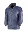Parka triple uso (chubasquero / husky / chaleco) color azul marino