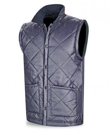 Parka triple uso (chubasquero / husky / chaleco) color azul marino