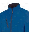 Cazadora Softshell triple capa color azulina