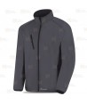 Cazadora Softshell triple capa color gris oscuro