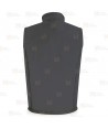 Chaleco softshell multi elástico triple capa color negro