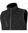 Chaleco softshell multi elástico triple capa color negro