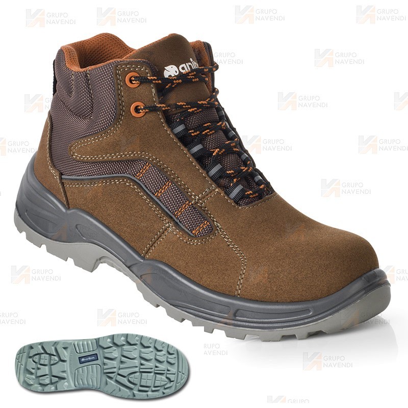 Bota trekking de seguridad de microfibra S1P SRC E A No metálica