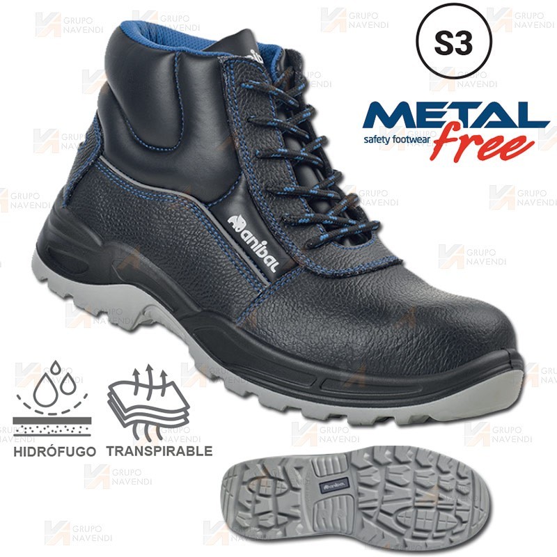 Botas económicas de seguridad no metálicas S3 SRC WRU E A