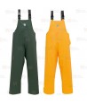 Peto económico impermeable especial agua para náutica y pesca industrial colores verde y amarillo