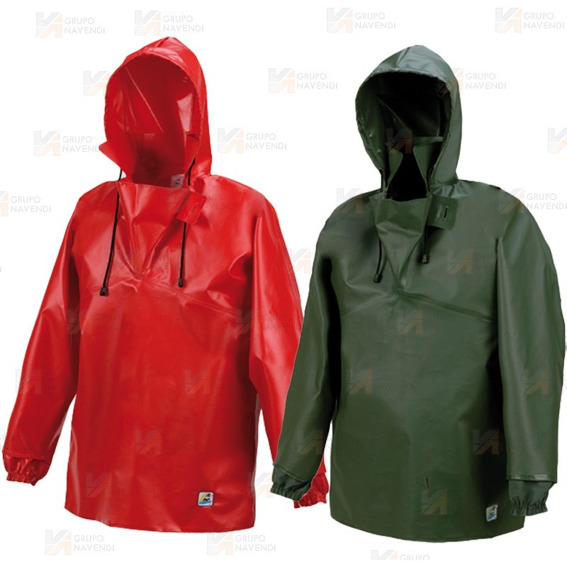 Pescadora para agricultura y pesca industrial colores verde y rojo