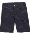 Bermuda multibolsillos con tejido bielástico  negro