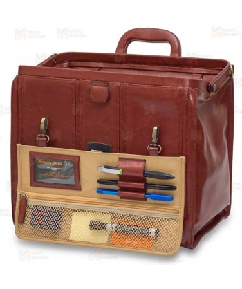 Maletín médico de piel para visitas domiciliarias