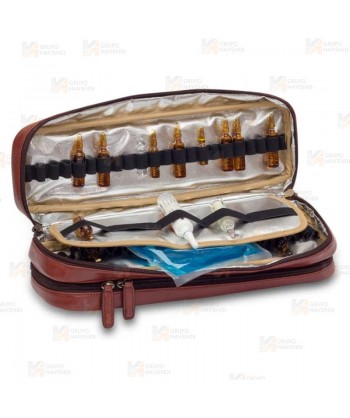 Maletín médico de piel para visitas domiciliarias