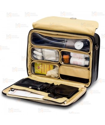 Maletín médico de piel para visitas domiciliarias