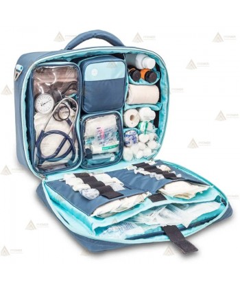 Maletín médico color azul para visitas domiciliarias