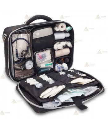 Maletín médico color negro para visitas domiciliarias