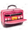 Maletín de enfermería color rosa para visitas domiciliarias
