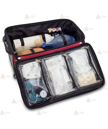 Maletín con trolley para emergencias respiratorias