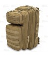 Mochila táctica sanitaria Soporte Vital Básico SVB) con sistema Molle de color kaki