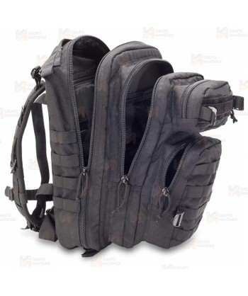 Mochila táctica sanitaria Soporte Vital Básico SVB) con sistema Molle de color