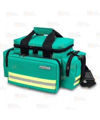 Bolsa sanitaria de mediana capacidad color verde (21 lit.)
