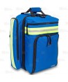 Mochila de media capacidad de Soporte Vital Básico color azulina