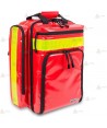 Mochila de media capacidad de Soporte Vital Básico de Tarpaulin color rojo