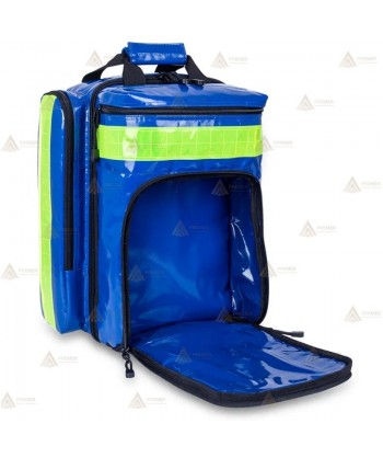 Mochila de media capacidad de Soporte Vital Básico de Tarpaulin color azulina