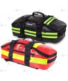 Mochila trapezoidal soporte vital básico (SVB) color rojo