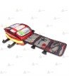 Mochila trapezoidal soporte vital básico (SVB) color rojo