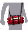Riñonera o bandolera para emergencias color rojo