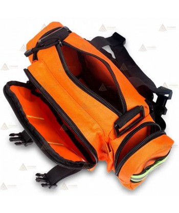 Riñonera o bandolera para emergencias color naranja