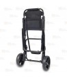 Porta mochilas plegable con asiento
