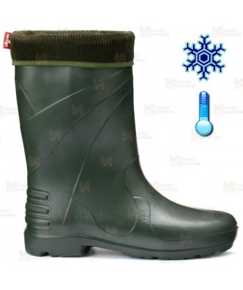 Bota de agua térmica y muy ligera de EVA (-30ºC) para mujer y niños color verde