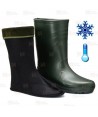 Bota de agua térmica y muy ligera de EVA (-30ºC) para mujer y niños color verde