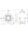 Ramfan UB20-12V ventilador-extractor de aire, potente, compacto y ligero de 12 VDC