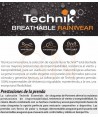 Parka con membrana y forro polar desmontable