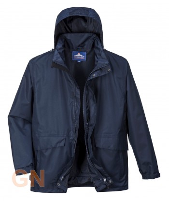 Parka impermeable, transpirable y con forro polar desmontable