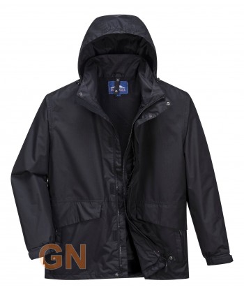 Parka impermeable, transpirable y con forro polar desmontable