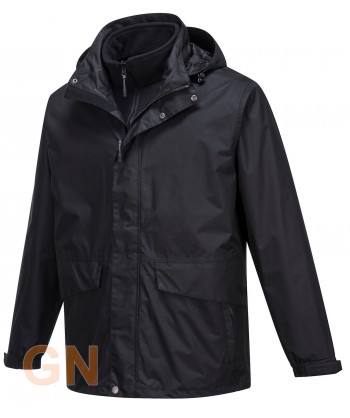 Parka impermeable, transpirable y con forro polar desmontable