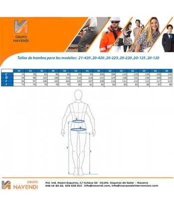 Pantalón para traje de gala -Hombre-