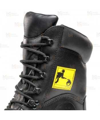Bota para bomberos de Goretex con plantilla y puntera de seguridad F1PTA+CI+HI3+AN+SRC+WR