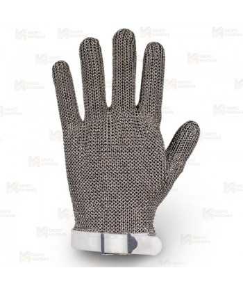 Guantes de malla de acero con tensor para alimentación