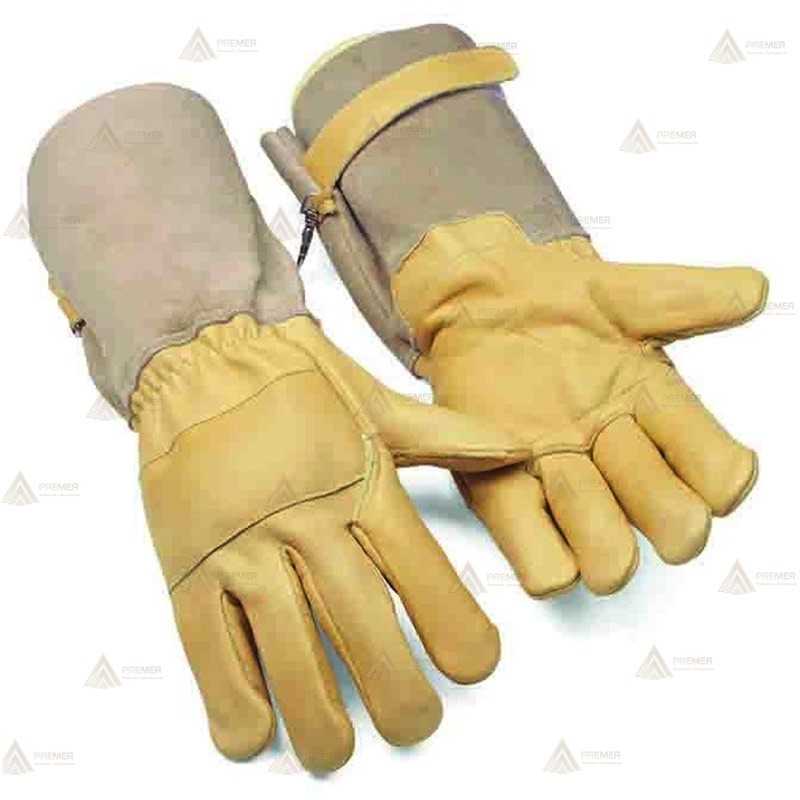 Guantes para forestales con membrana impermeable y transpirable