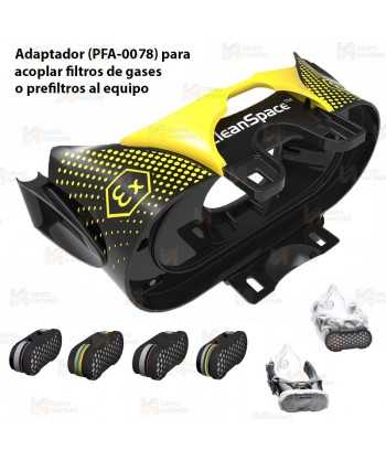 Equipo de ventilación asistida de aire PAPR para atmósferas ATEX