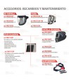 Equipo de ventilación asistida de aire con control electrónico ESM con pantalla automática de soldadura