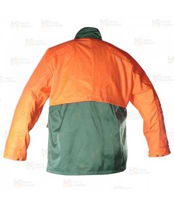 Cazadora o chaqueta anticorte para trabajos con motosierras clase 1