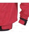 Parka deportiva smock ligera con capucha de color rojo