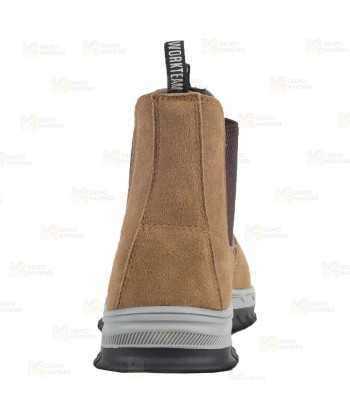 Botas deportivas de seguridad no metálicas S1P SRC color marrón